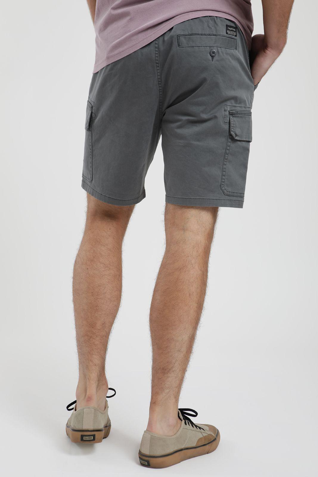 Short hombre Travel azul Algodón orgánico Froens-5