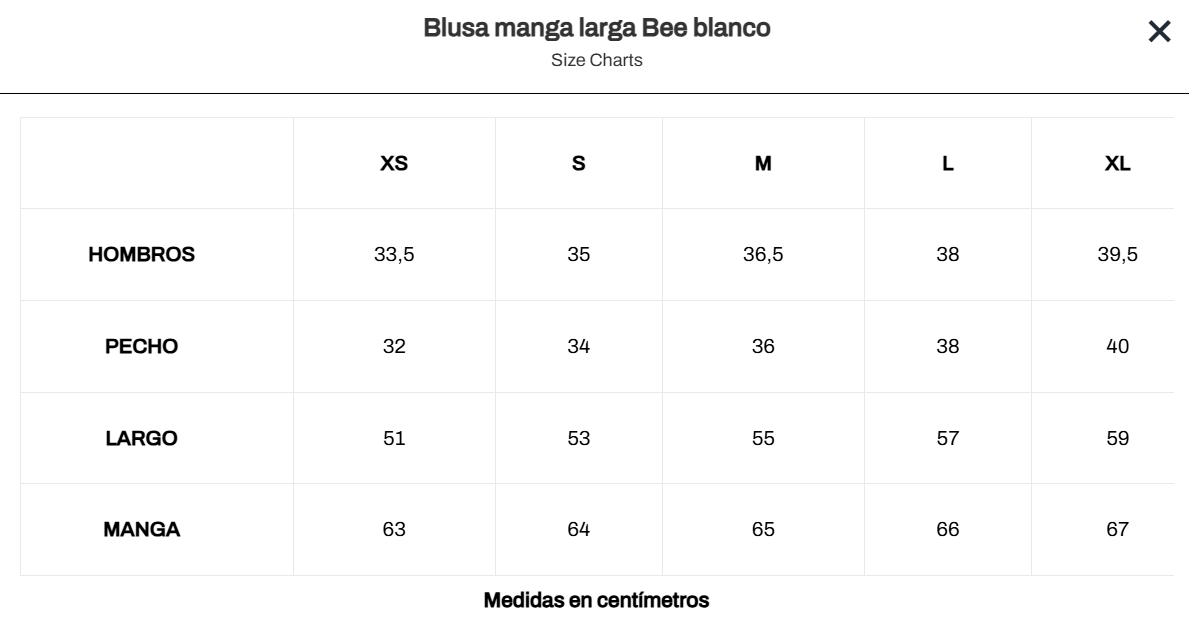 Blusa manga larga Bee-5