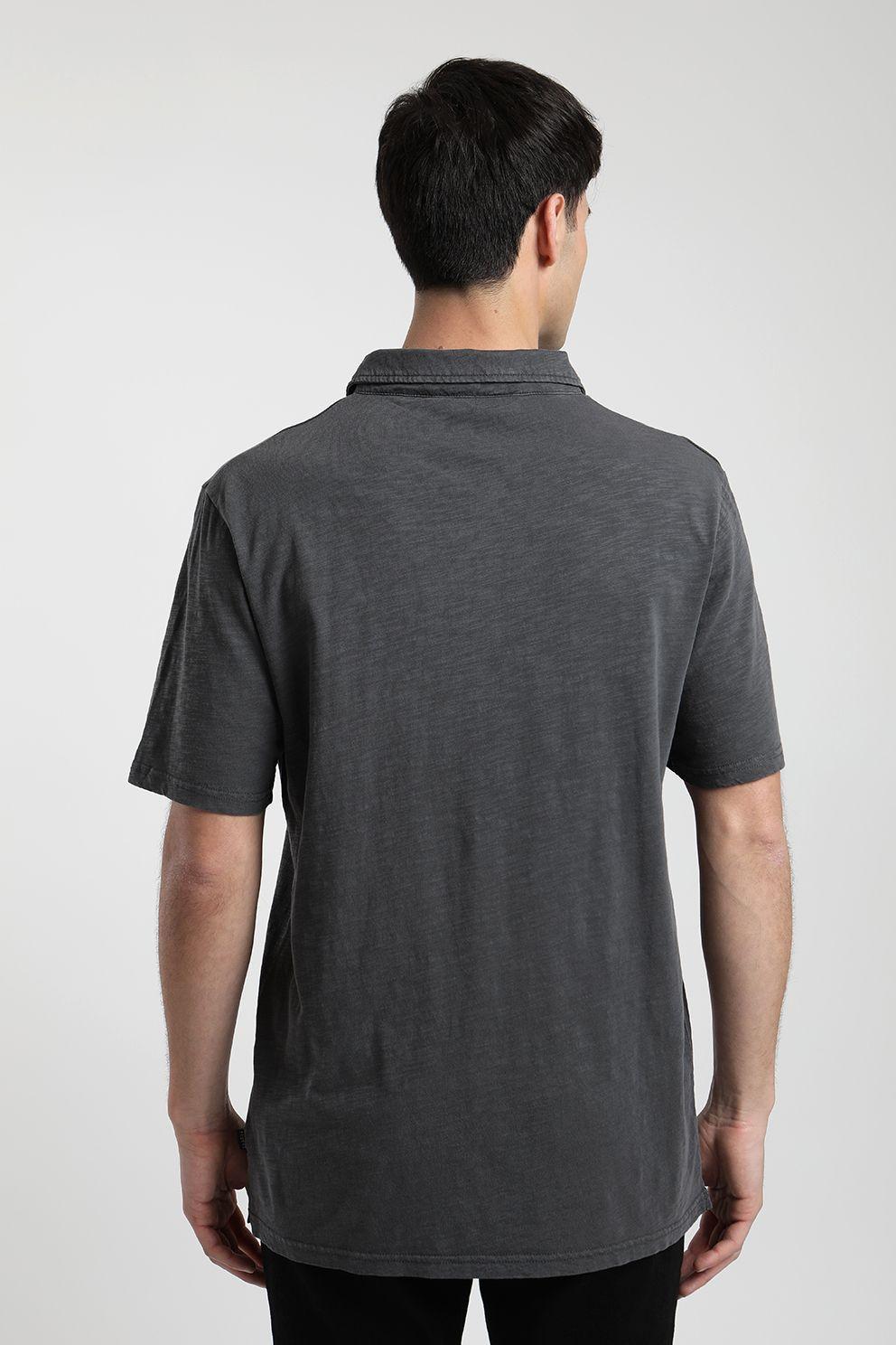 Polera manga corta hombre DT grafito  -1