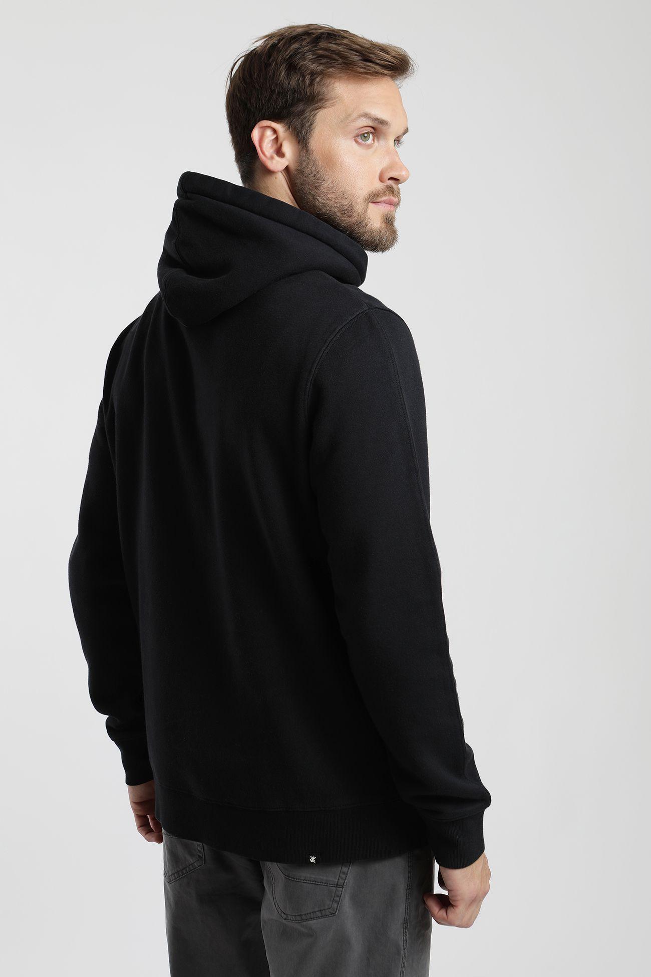 Polerón hombre Hoodie negro  -1