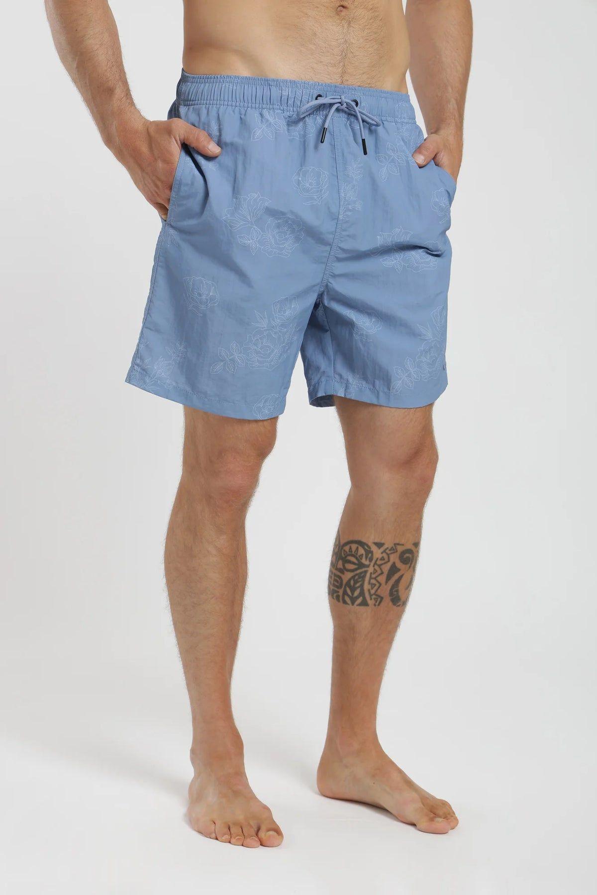 Traje de baño hombre classic roses-3