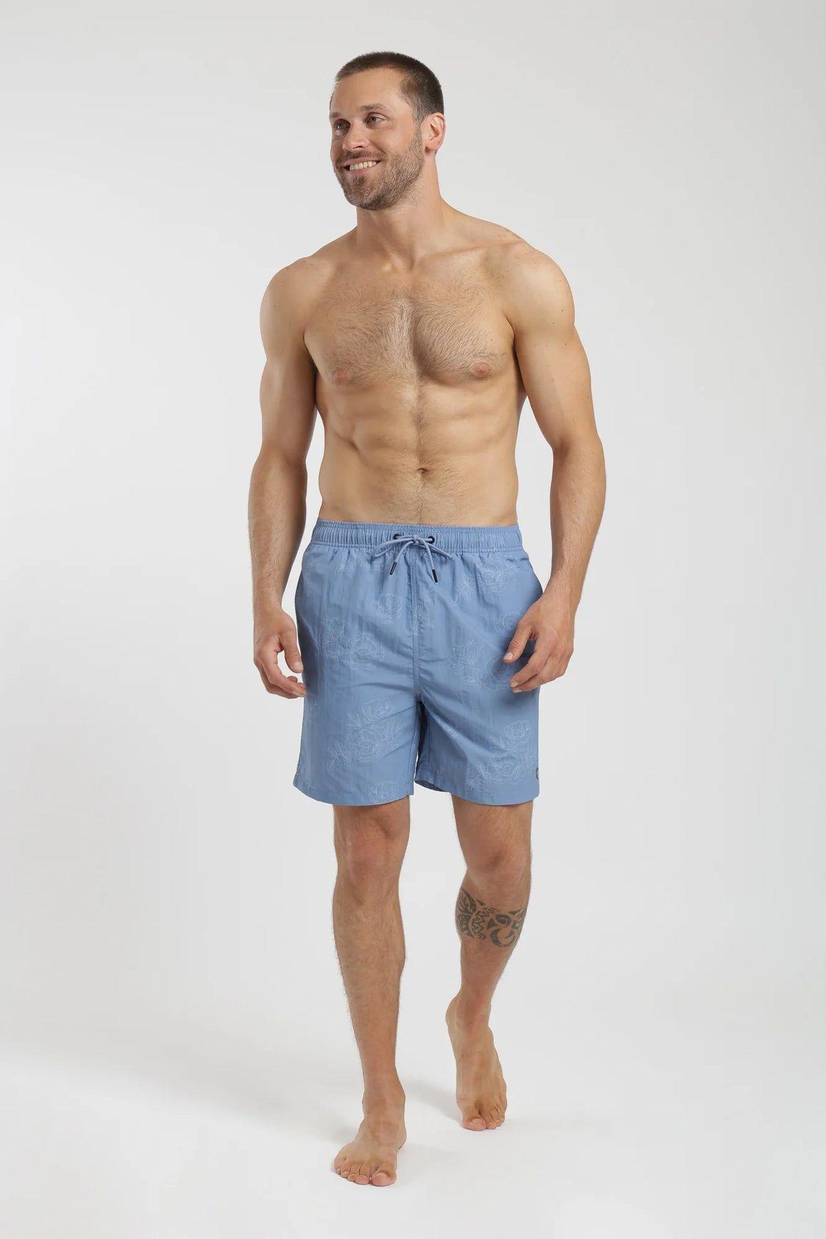 Traje de baño hombre classic roses-4
