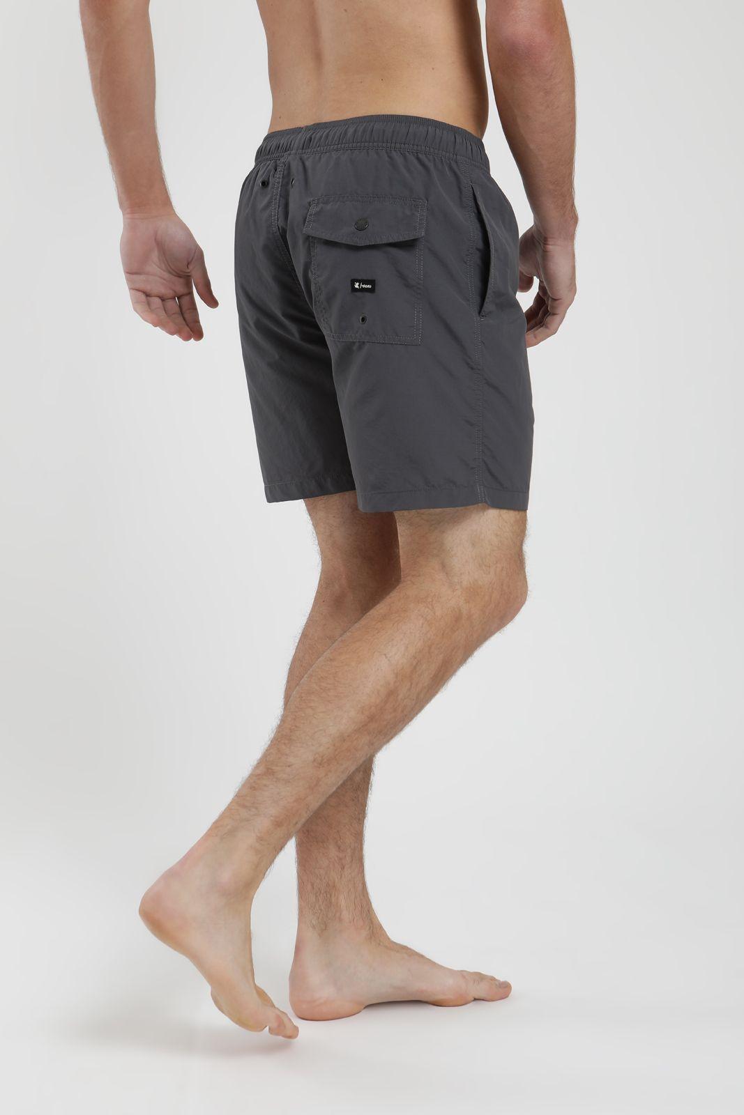 Traje de Baño hombre Classic Solid grafito Nylon Reciclado Froens-2