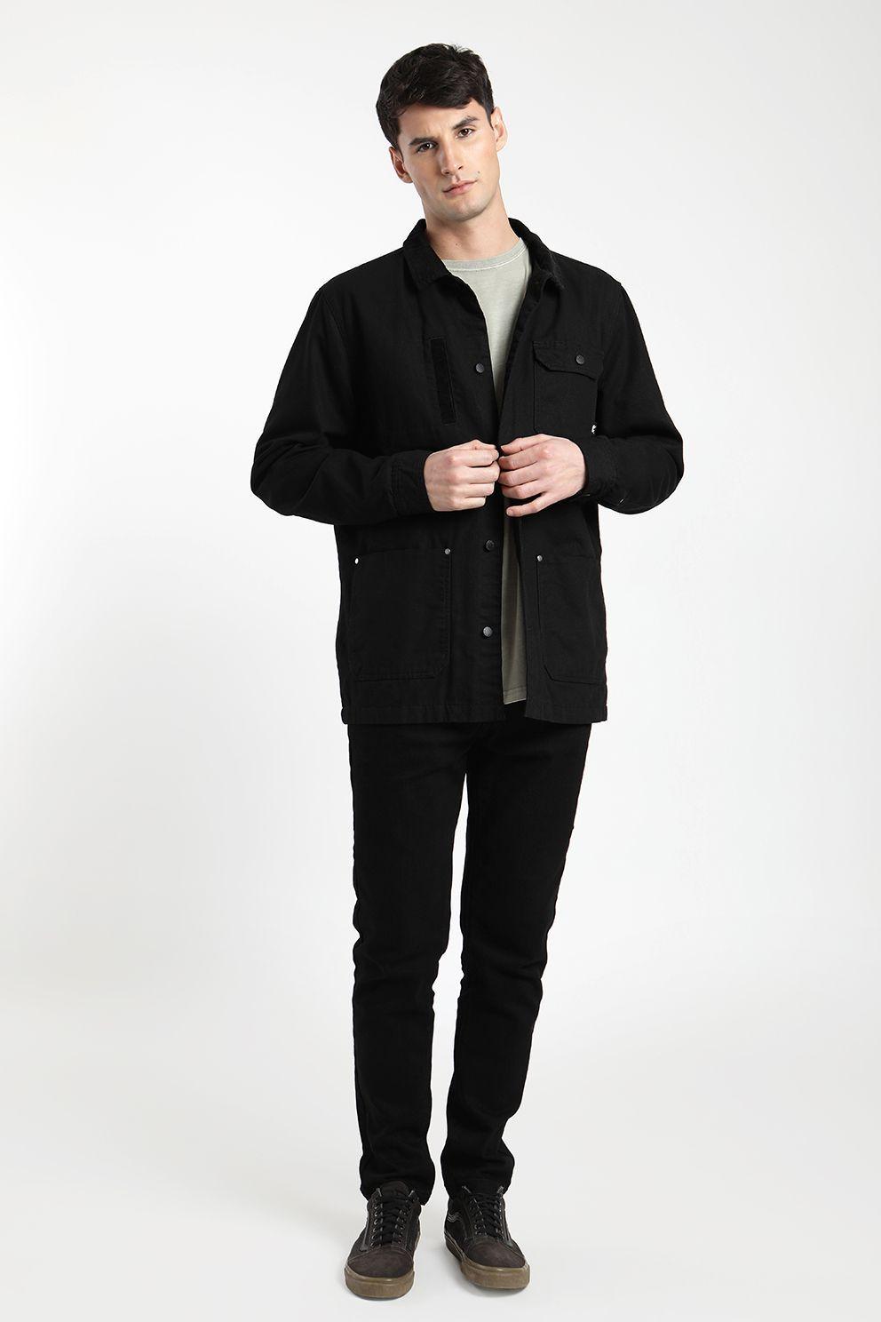 Chaqueta hombre Hunter negro -4
