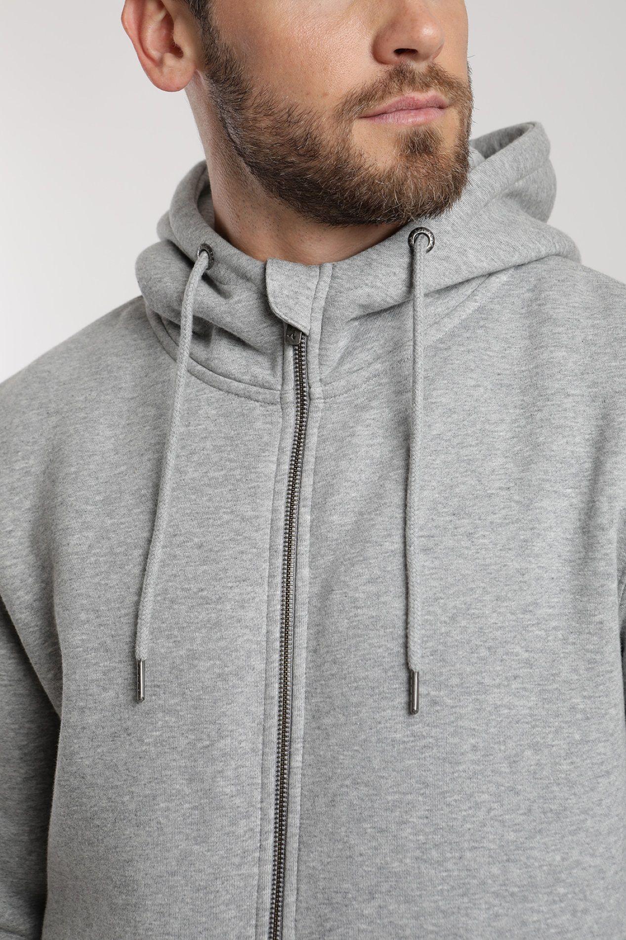 Polerón hombre Monte gris melange  -1