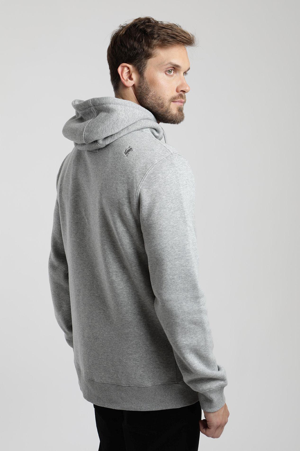 Polerón hombre Monte gris melange  -2