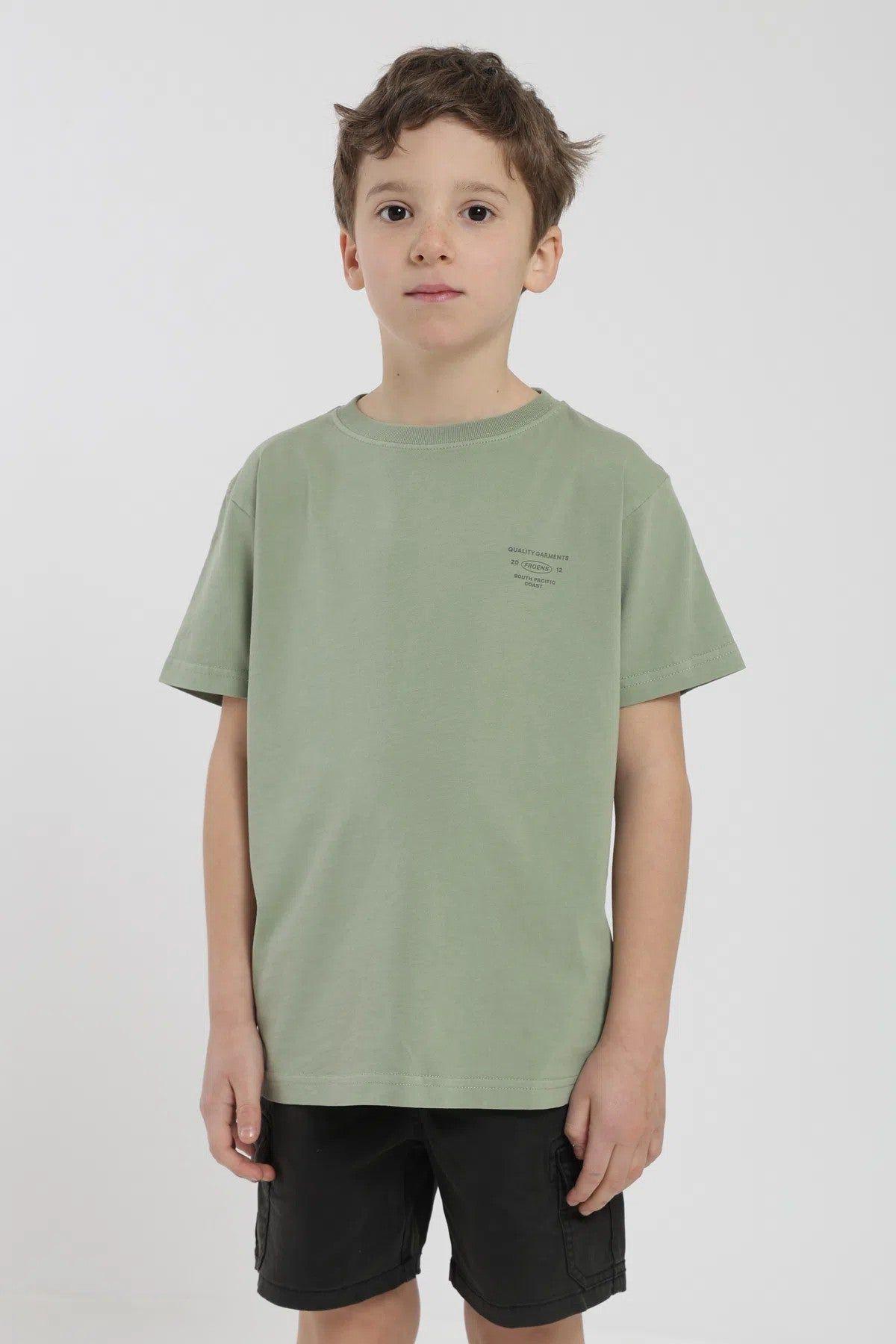 Polera manga corta niño Ovalo-0
