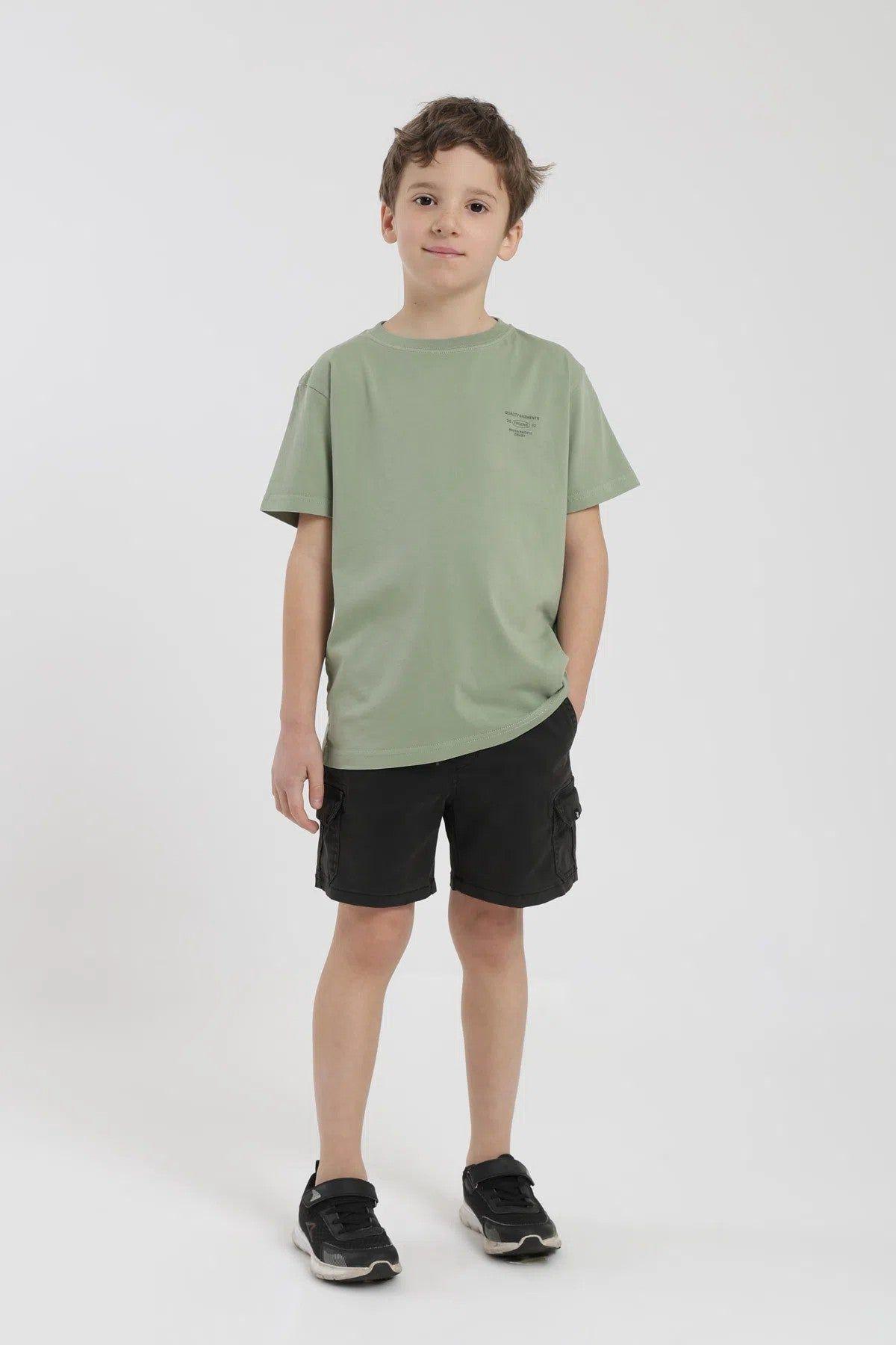 Polera manga corta niño Ovalo-3