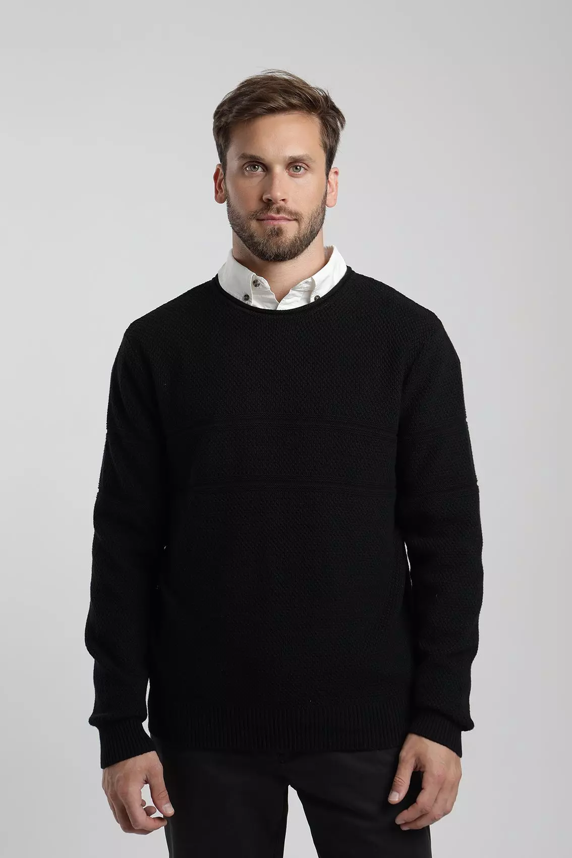 Chaleco hombre Grey negro  -0