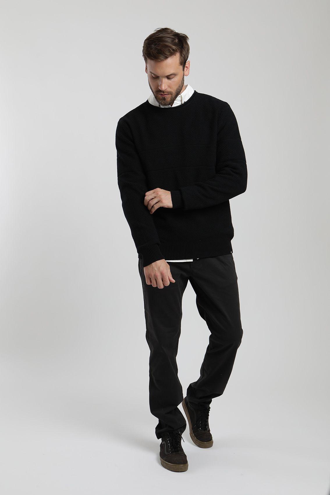 Chaleco hombre Grey negro  -4