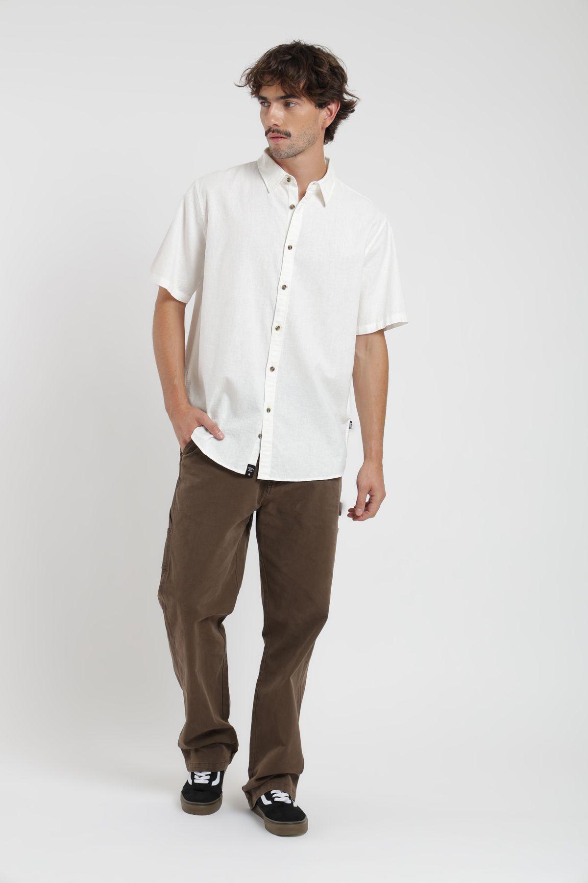 Camisa manga corta Classic blanco Froens-1