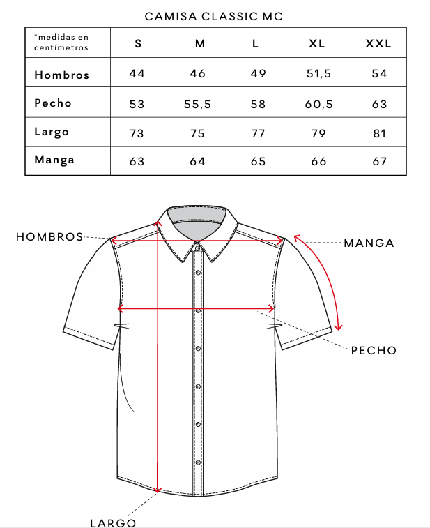 Camisa manga corta Classic blanco Froens-4