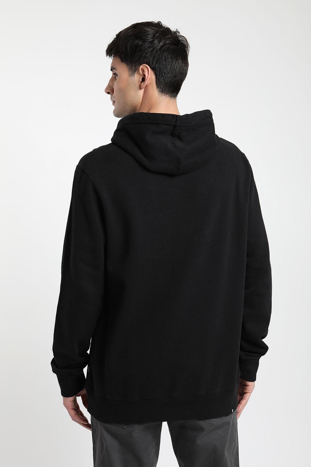 Polerón hombre Hoodie negro -1