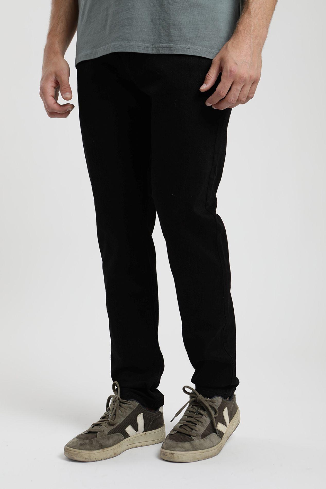 Jeans hombre negro -0