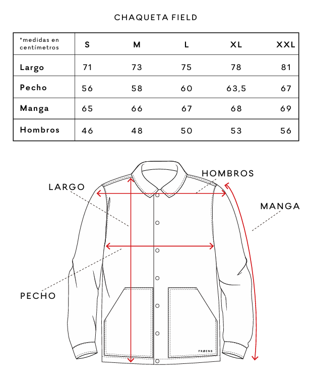 Chaqueta hombre Field grafito Froens-5