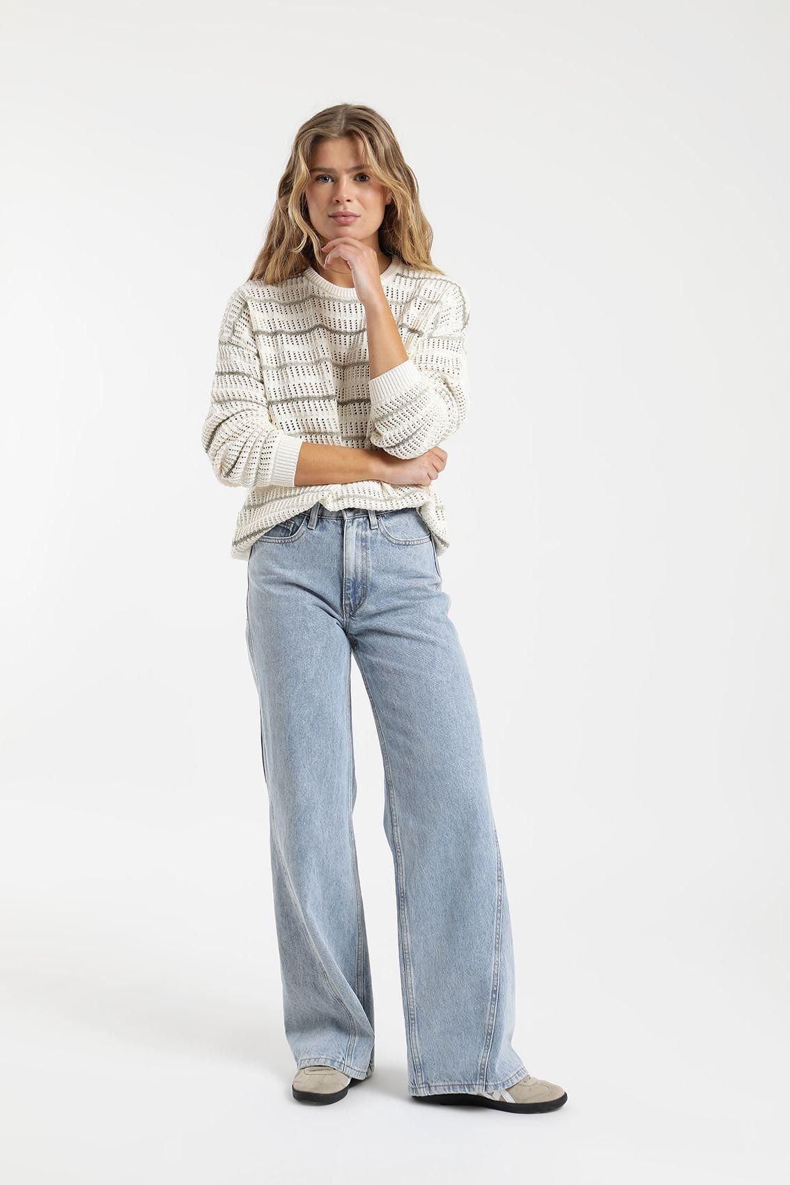 Pantalon mujer jeans cala Froens-4
