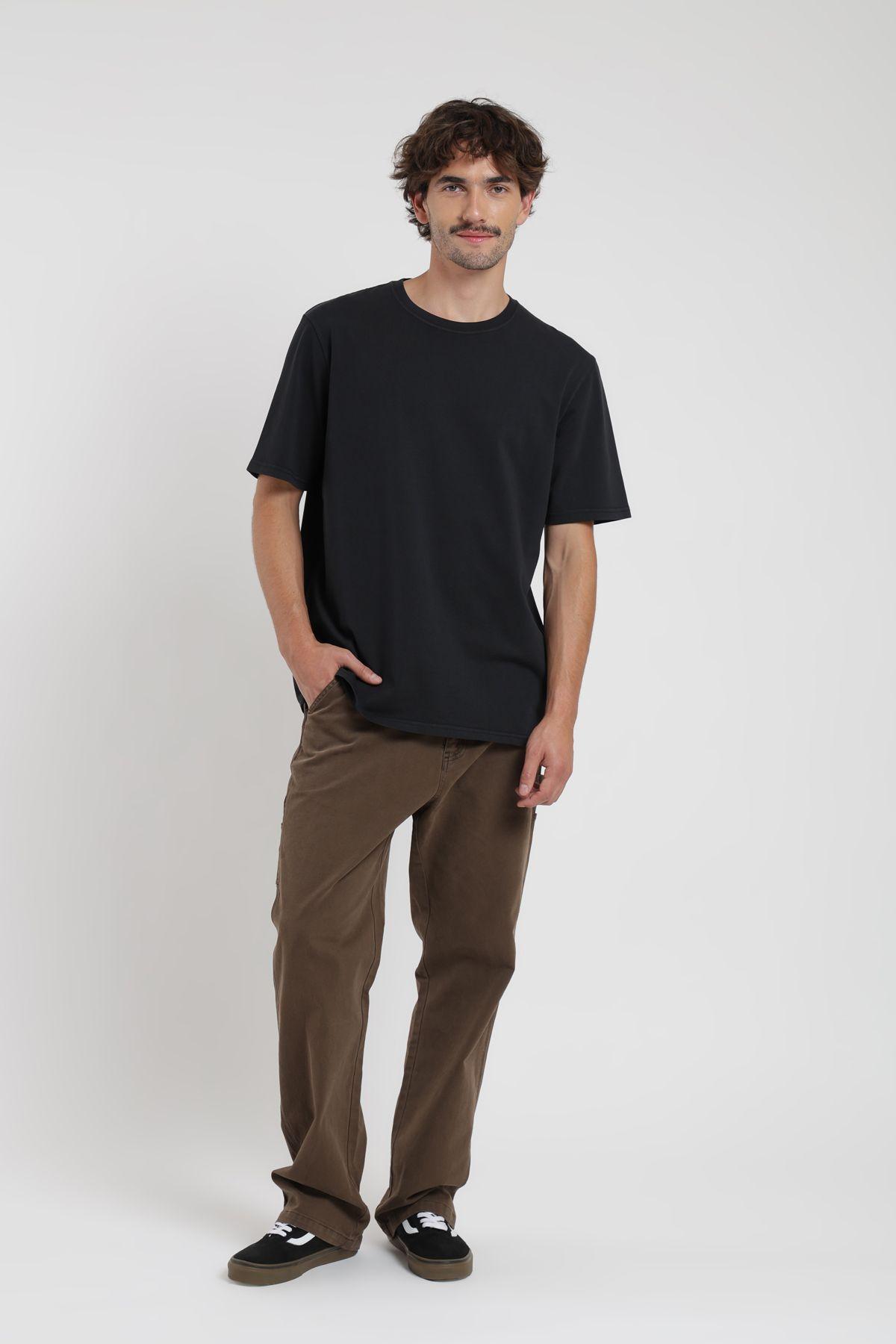 Polera hombre manga corta Plain Heavyweight Froens-3