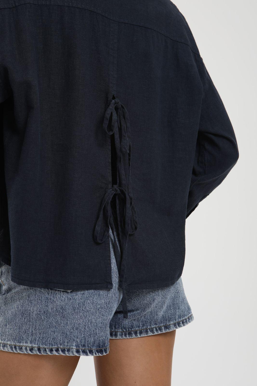 Blusa Lazos Mujer -Lino-2