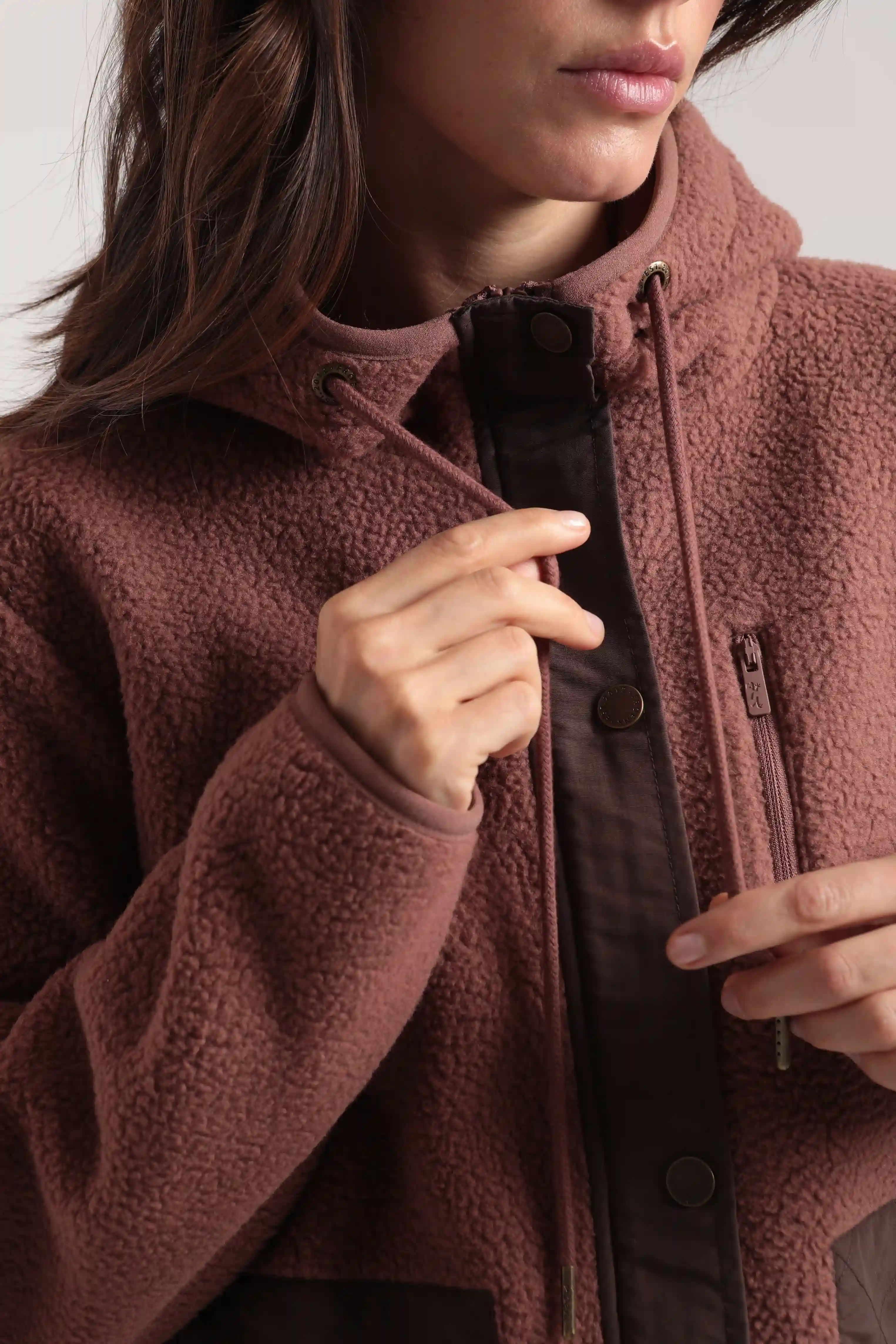 Polar mujer Puclaro ladrillo Poliéster reciclado -1