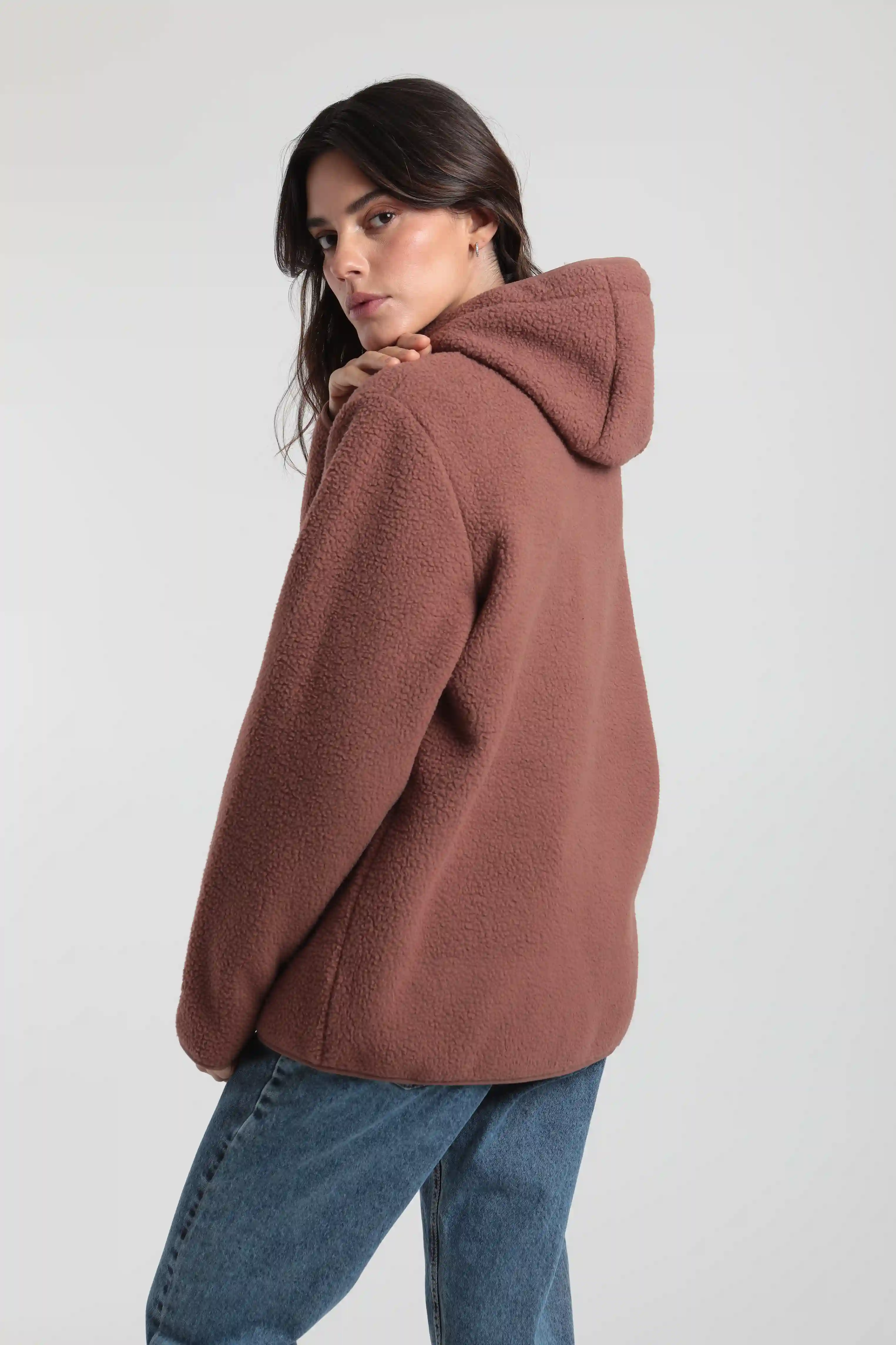 Polar mujer Puclaro ladrillo Poliéster reciclado -2