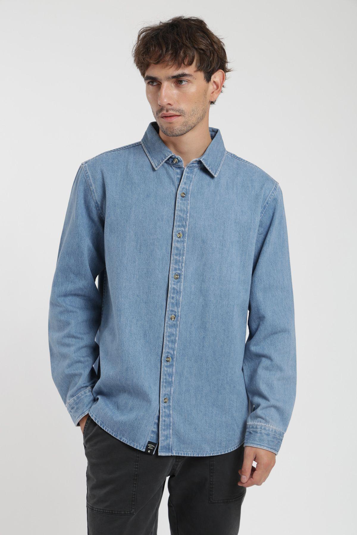 Camisa manga larga Denim  Froens-0