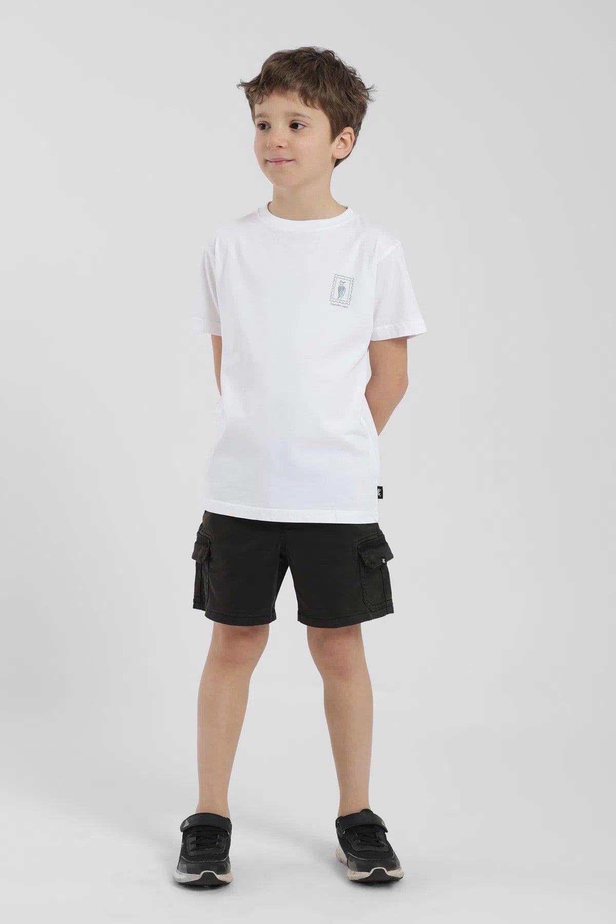 Polera manga corta niño Carpintero-3