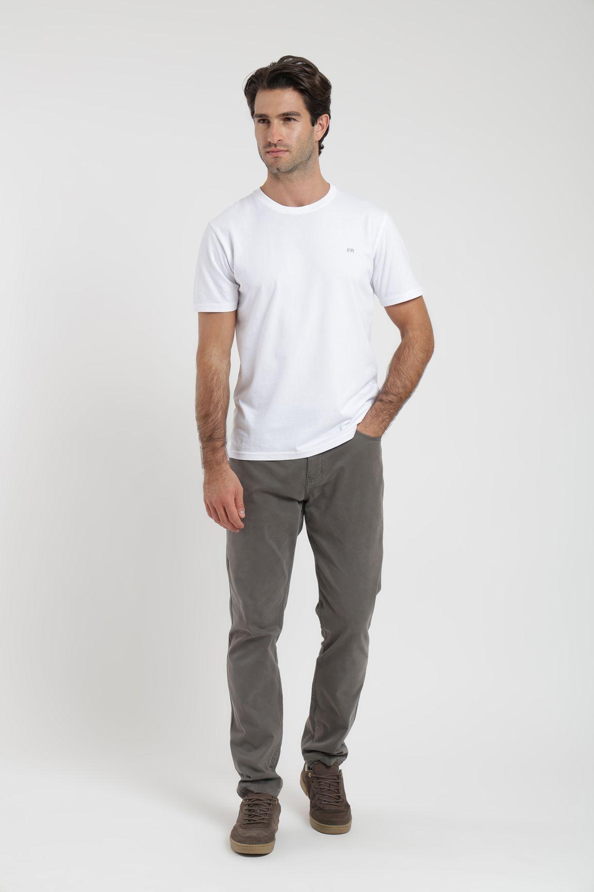 Polera Hombre Slim Corta Algodón Orgánico Froens-3