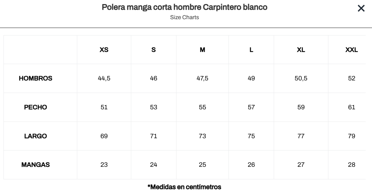 Polera manga corta hombre Carpintero-6