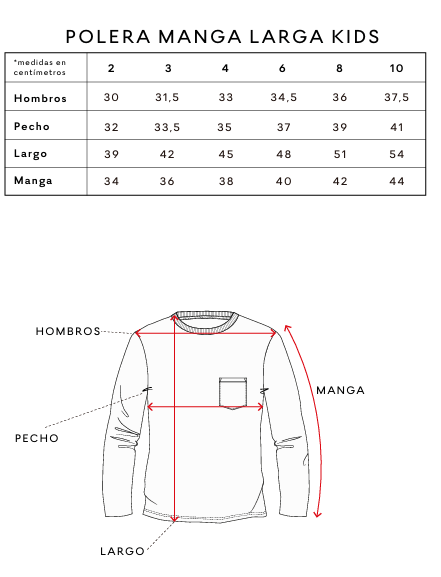 Polera Manga Larga Kids Hojas Froens-4