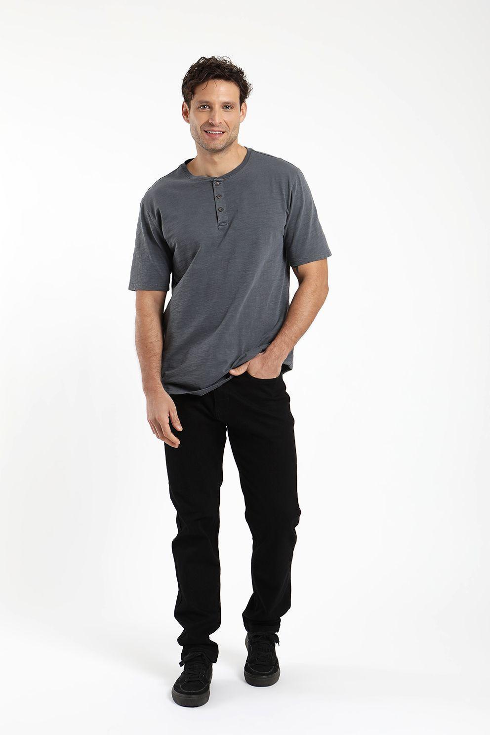 Pantalon hombre jeans 100% algodón orgánico Froens-3