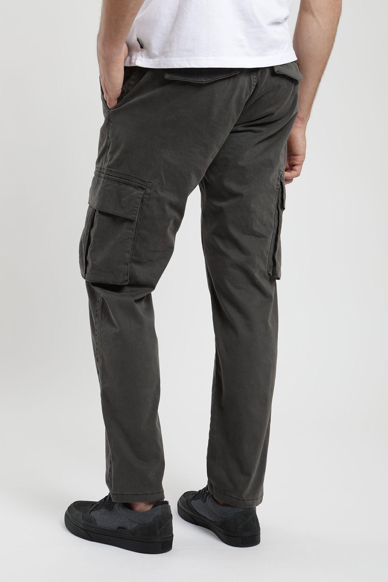 Pantalón hombre Cargo grafito -2