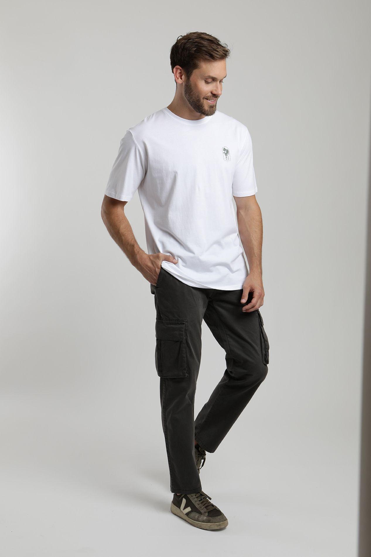 Pantalón hombre Cargo grafito -3
