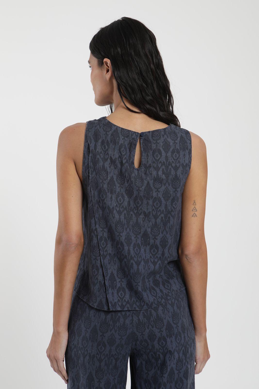 Blusa Caulle Mujer -Lino-1