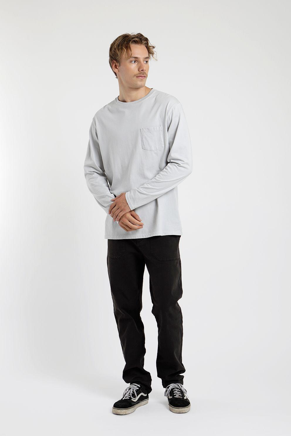 Polera manga larga hombre Bolsillo -1