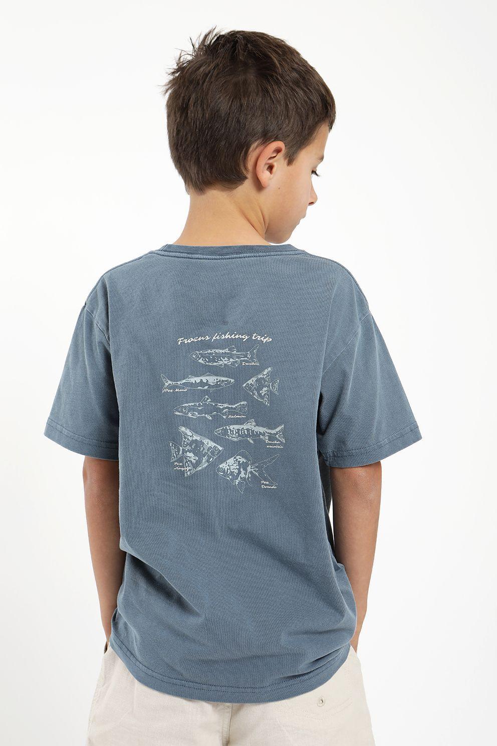 Polera kids manga corta pez Froens-2
