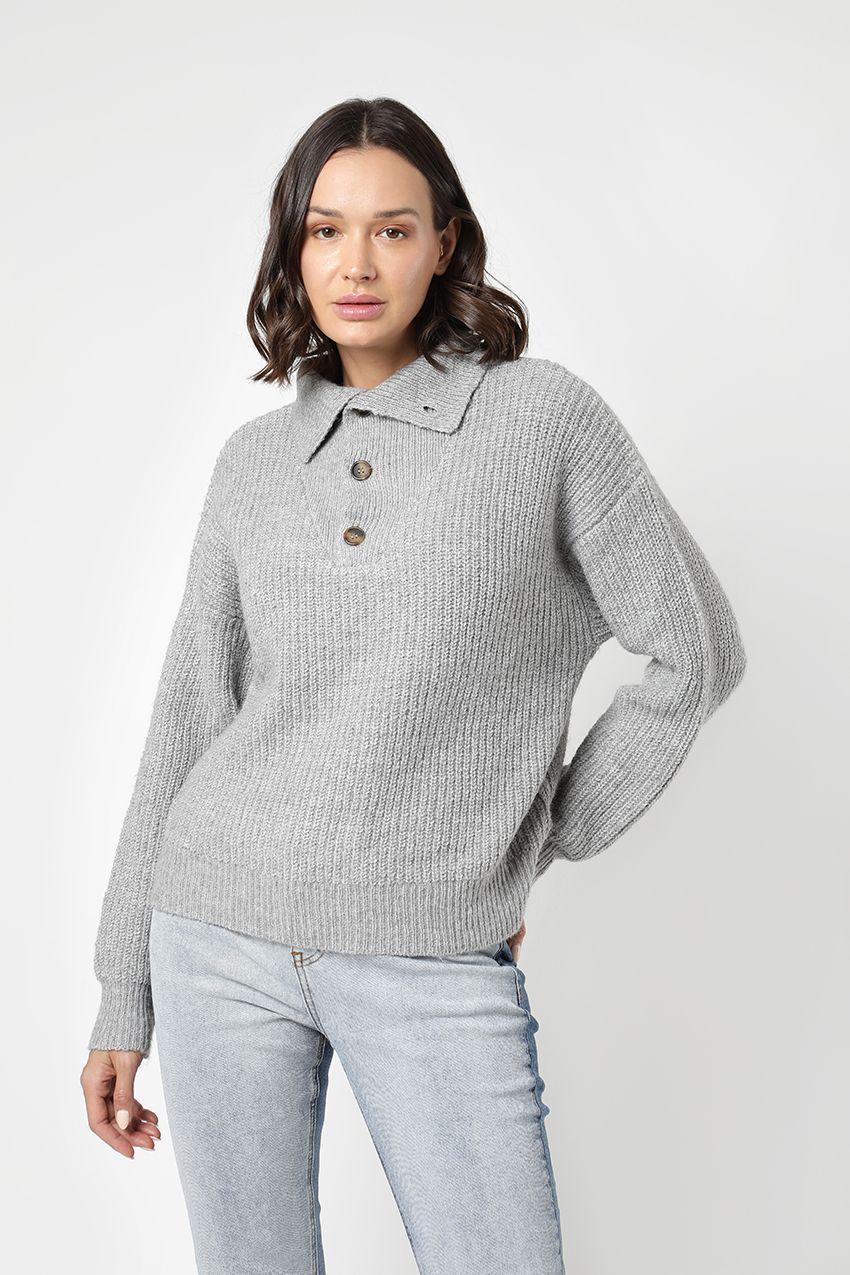 Chaleco mujer Bronte gris Poliéster reciclado -0