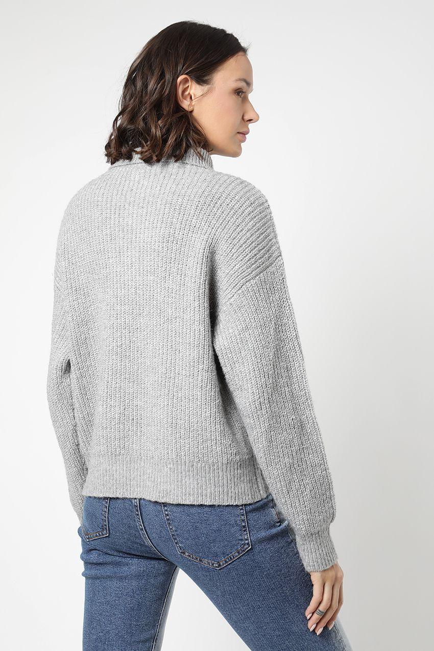 Chaleco mujer Bronte gris Poliéster reciclado -2