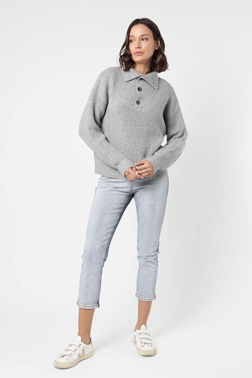 Chaleco mujer Bronte gris Poliéster reciclado -3