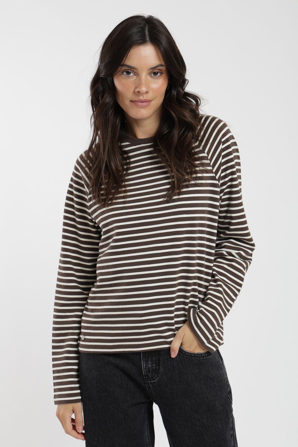 Polera manga larga mujer Agata Froens-0