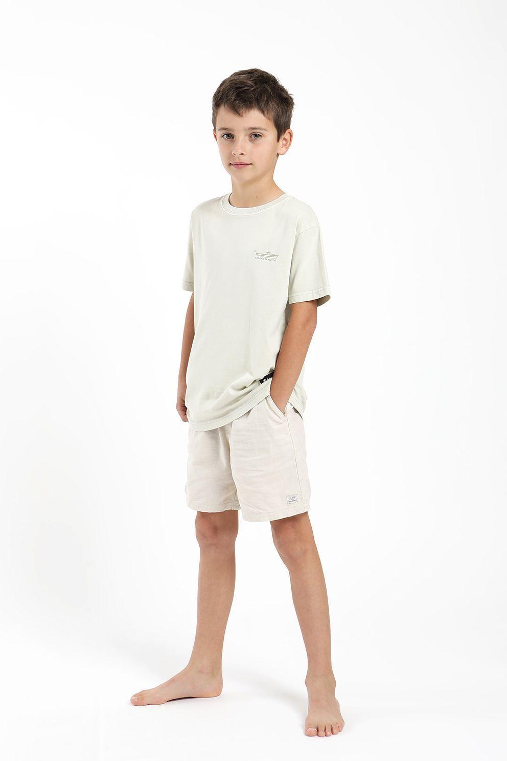 Polera kids manga corta bote Froens-0