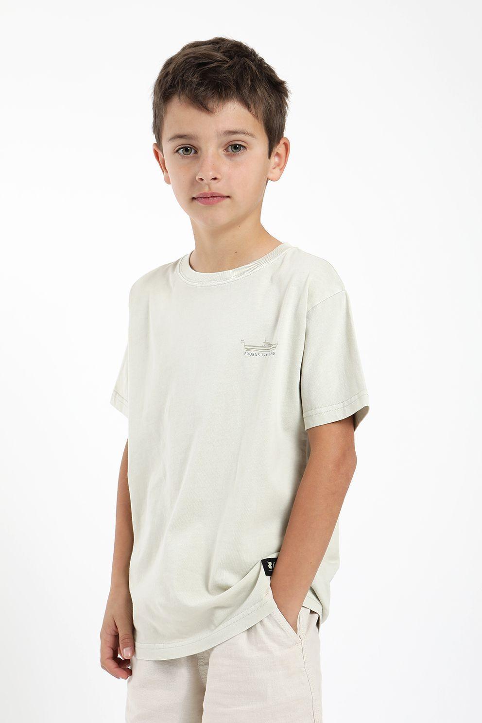 Polera kids manga corta bote Froens-1