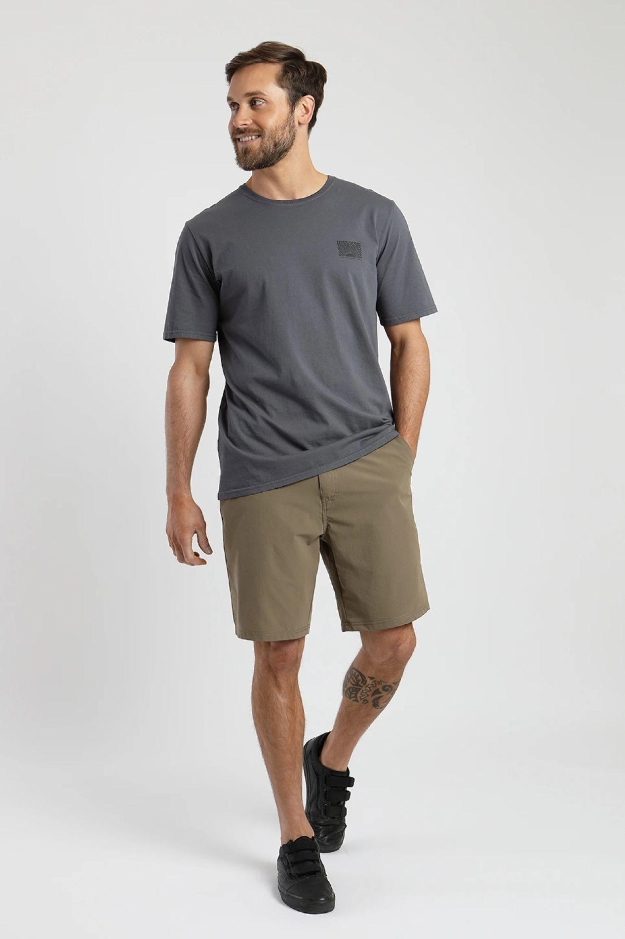 Short hombre Performance taupe -3