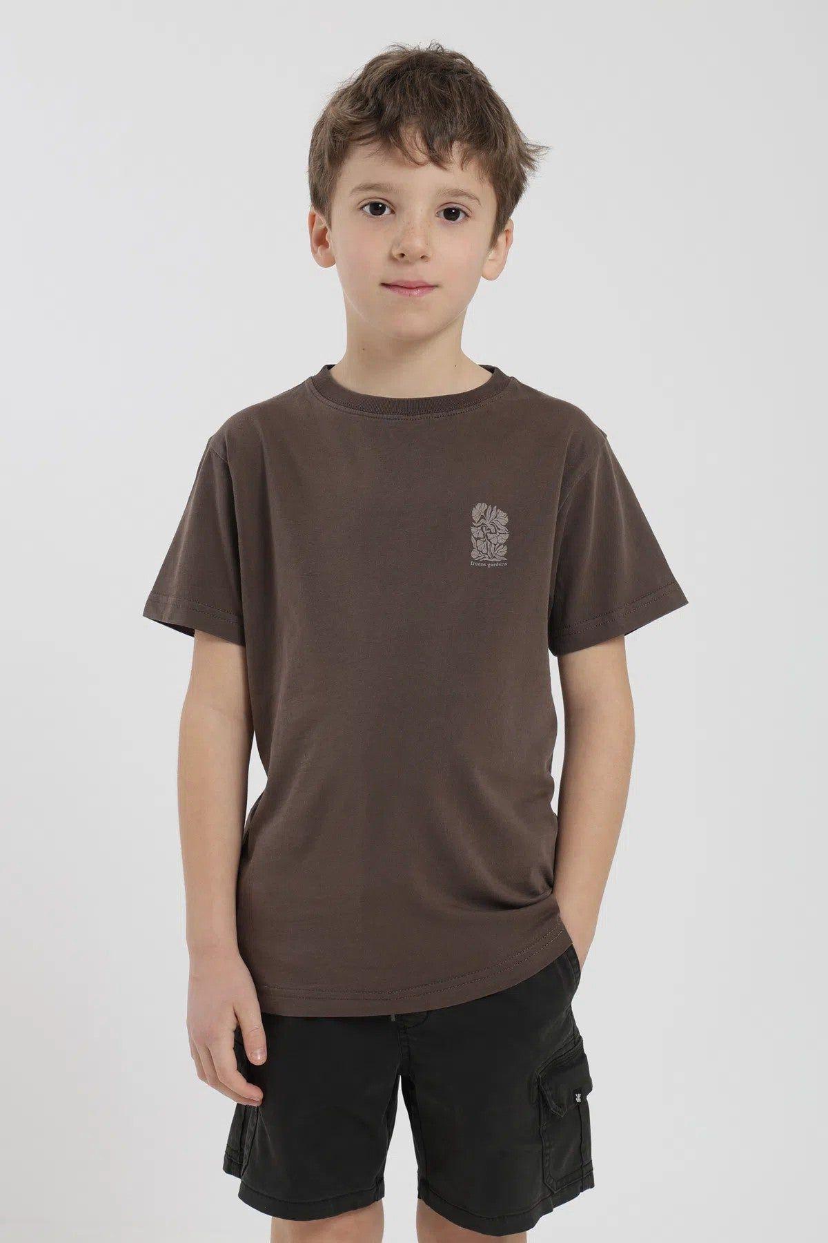 Polera manga corta niño Garden-0
