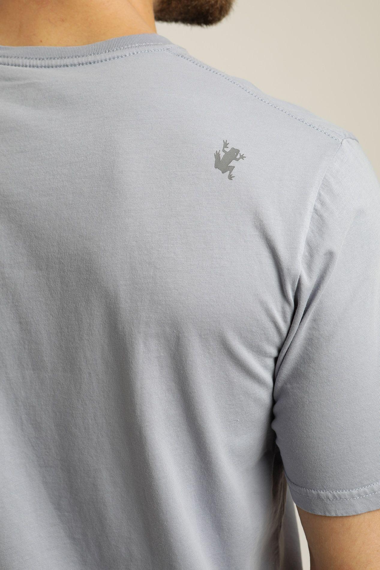 Polera manga corta hombre Plain morado  -1