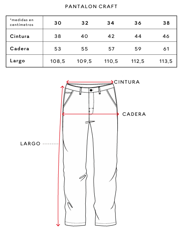 Pantalón hombre Craft café Froens-4