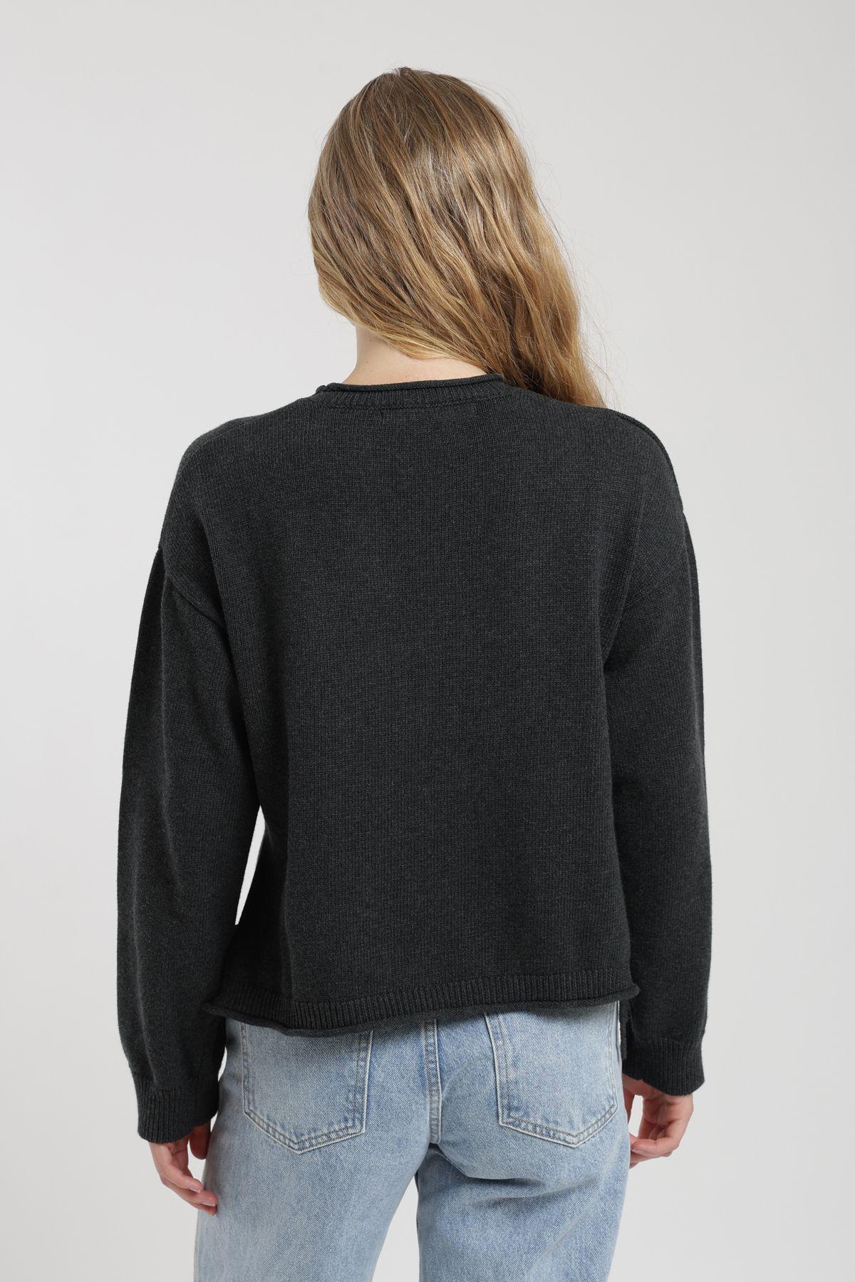 Chaleco mujer Elqui grafito Froens-2