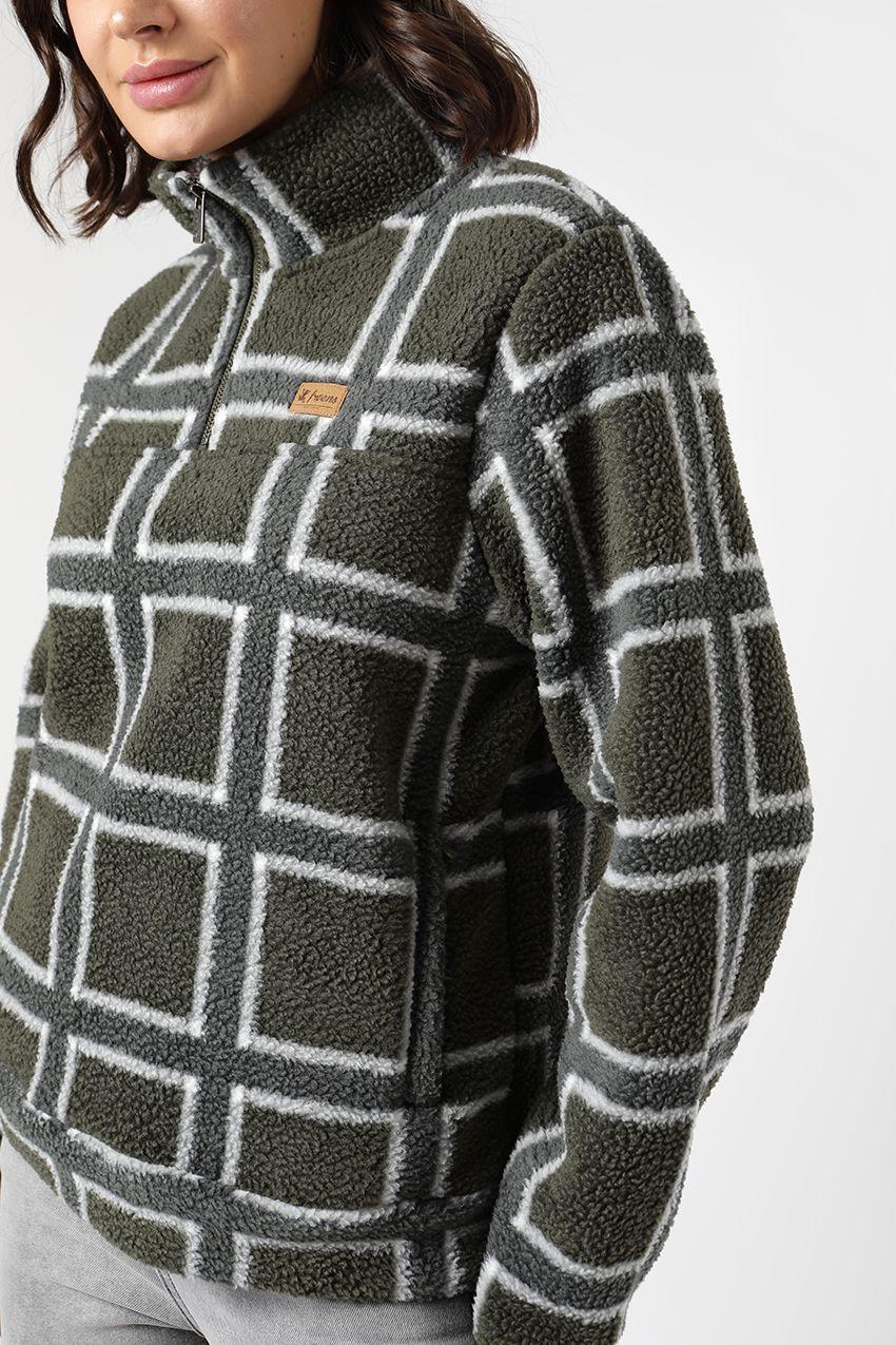 Polar mujer Print verde -3