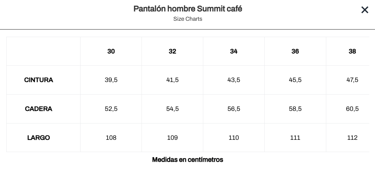 Pantalón hombre Summit Froens-5