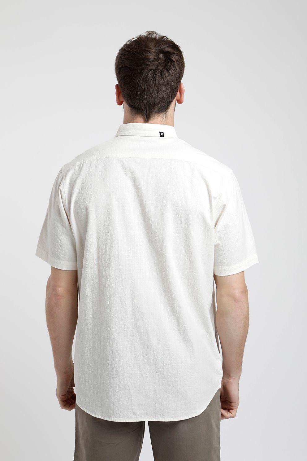 Camisa Manga Corta Hombre Texture -3