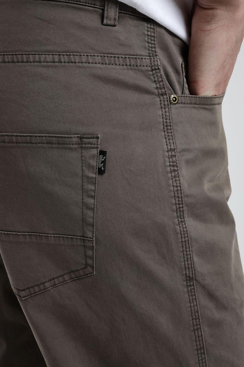 Pantalón hombre Shaper taupe-3